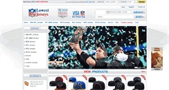 Desktop Screenshot of lowjerseys.net